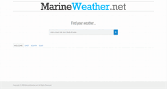 Desktop Screenshot of marineweather.net