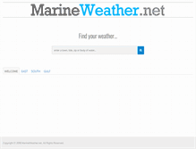 Tablet Screenshot of marineweather.net