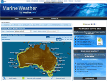 Tablet Screenshot of marineweather.net.au